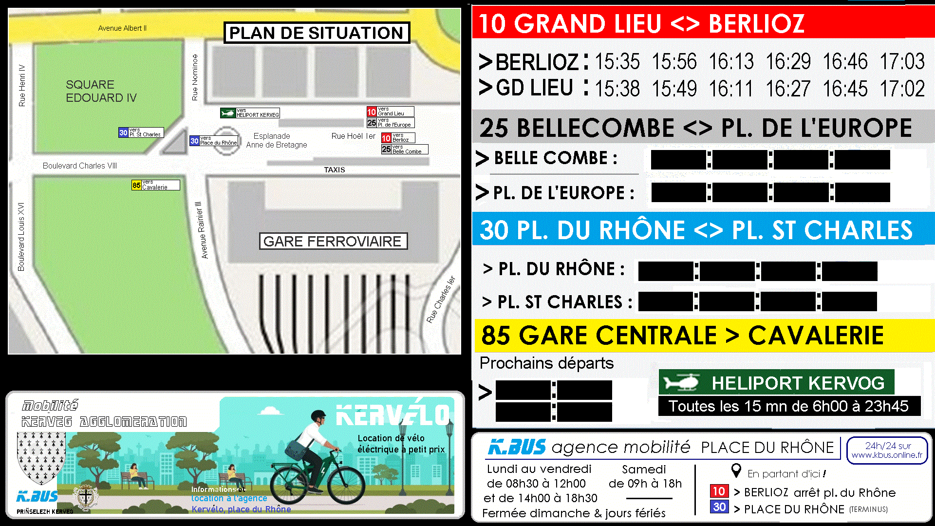 BIV & PLAN DE SITUATION [GARE CENTRALE]